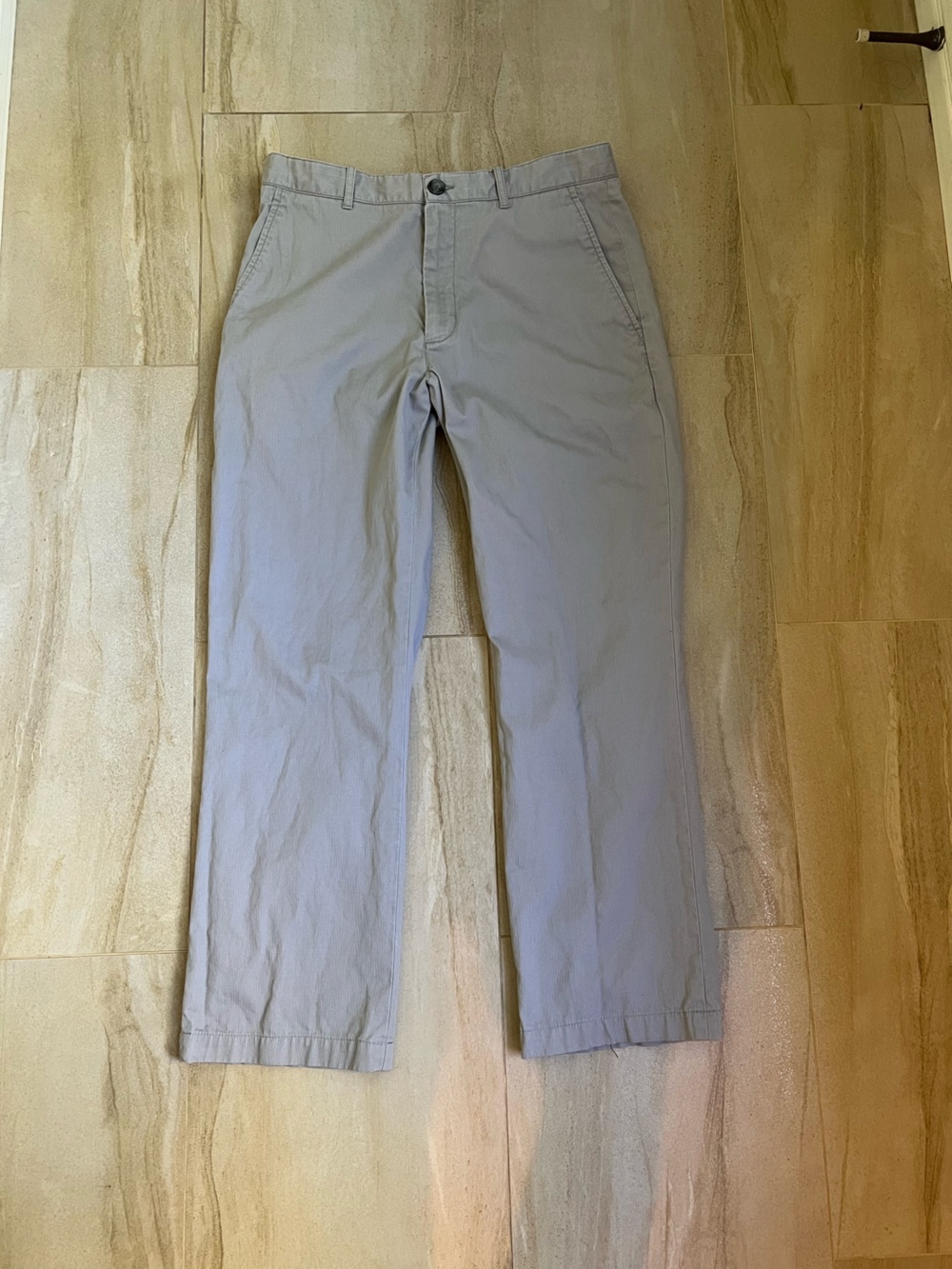 Perry Ellis Light Gray Chino Pants